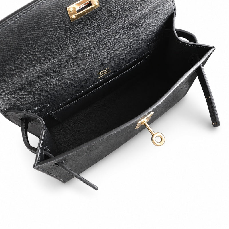 Mini Kelly II Epsom Leather with Gold Buckle — Distinctive Petite Bag