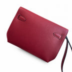 Kelly Depeches 25cm Epsom Leather with Shoulder Strap — Sophisticated Compact Carry