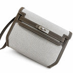 Kelly Depeches 25cm Swift Leather with Shoulder Strap — Sophisticated Compact Carry