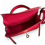 handmade Mini Kelly II 19cm imported Epsom Leather ultimate Pink Gold Buckle — Sophisticated Small-Scale Bag