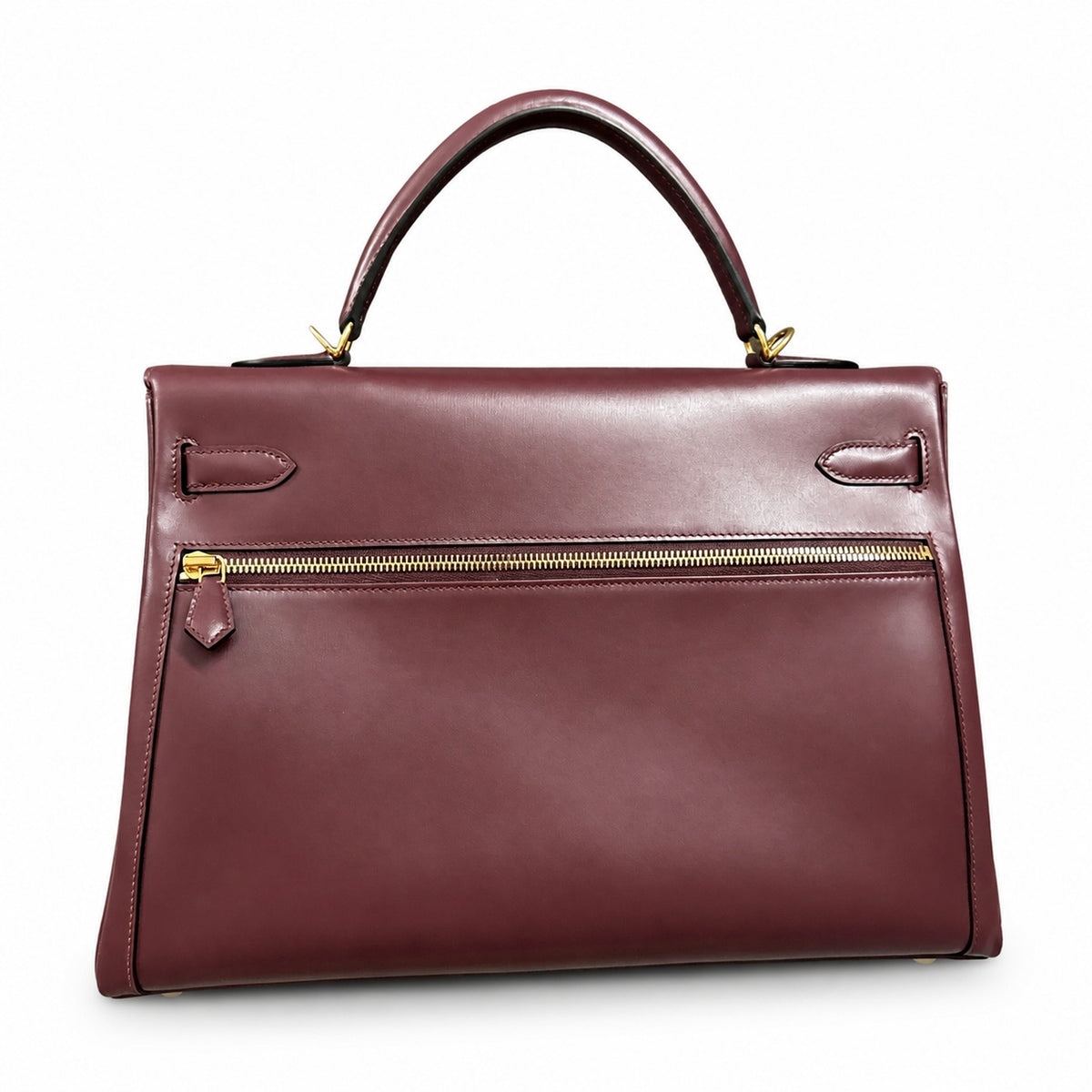BOX Kelly lakis 35 handtailor — Polished Structured Bag