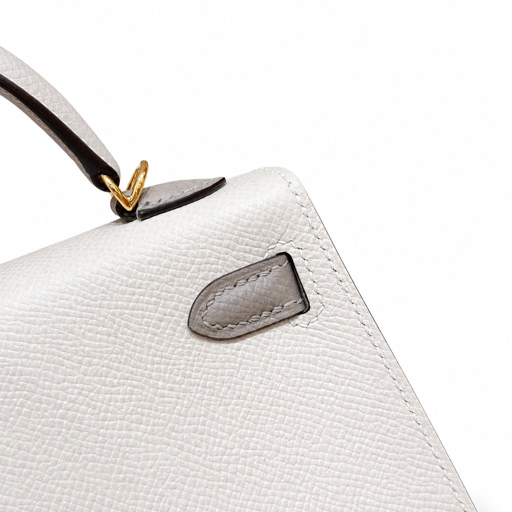 Mini Kelly II 5.5cm Epsom Leather with Gold Hardware — Timeless Mini Top-Handle Design