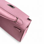 Mini Kelly II 19cm Epsom Leather, mallow purple, Silver Buckle — Versatile Mini Carry Design