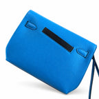 Structured Hand-Carry Clutch: Kelly Depeches 25cm Evercolor Leather with Shoulder Strap