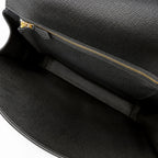 Kelly depeches 36cm Epsom Leather 89 Noir Black top handcrafted — Distinctive Clutch Silhouette