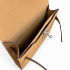 Kelly Depeches 25cm Togo Leather with Shoulder Strap — Streamlined Clutch Bag