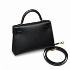 Mini Kelly II 5.5cm Epsom Leather with Gold Buckle — Distinctive Petite Bag