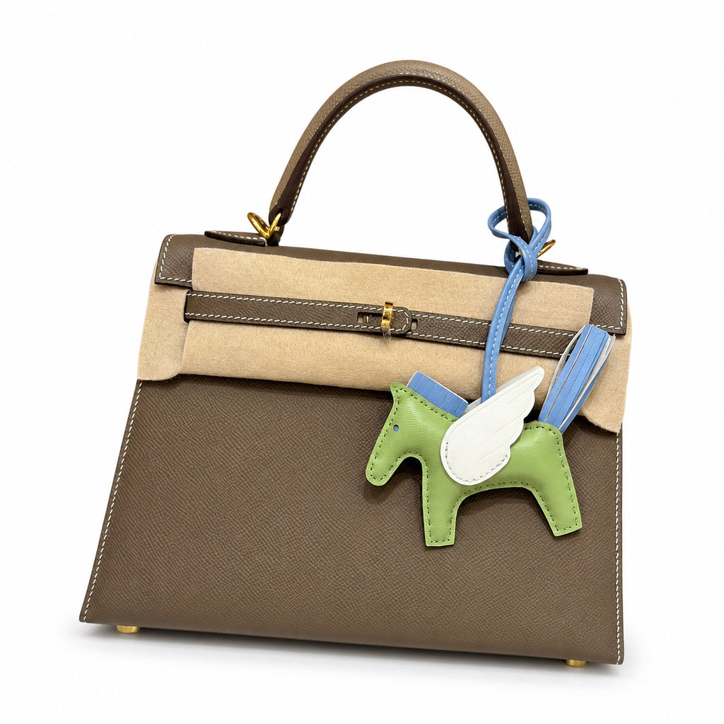Kelly 25, imported Epsom, four diamond colors — Refined Top-Handle Bag