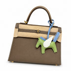 Kelly 25, imported Epsom, four diamond colors — Refined Top-Handle Bag