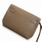 Streamlined Clutch Bag: Kelly Depeches 25cm Epsom Leather with Shoulder Strap