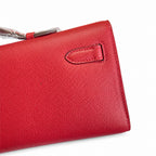 Kelly Cut 31 Clutch Epsom Leather Red — Versatile Flat Handbag