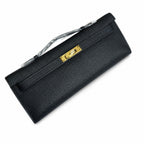 Sophisticated Evening Clutch: Kelly Cut 31 handbag Epsom Leather Black