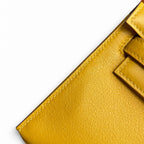 Kelly 22cm Swift Leather with Silver Buckle Handmade — Versatile Structured Bag