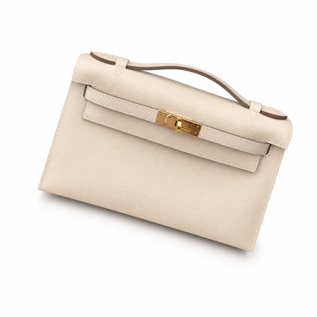 Mini Kelly II Epsom Leather with Gold Buckle — Elegant Compact Carry Style