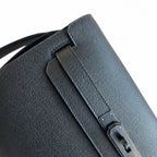 Kelly Depeches 25cm Epsom Leather with Shoulder Strap — Elegant Crossbody-Ready Clutch