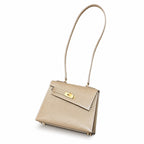 Double-sided Kelly DESORDRE original Epsom Leather etoupe gray Elephant Gray order — Polished Two-Sided Top-Handle Bag