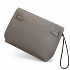Slim Hand-Carry Design: Kelly Depeches 25cm Epsom Leather with Shoulder Strap