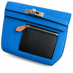 Structured Hand-Carry Clutch: Kelly Depeches 25cm Evercolor Leather with Shoulder Strap