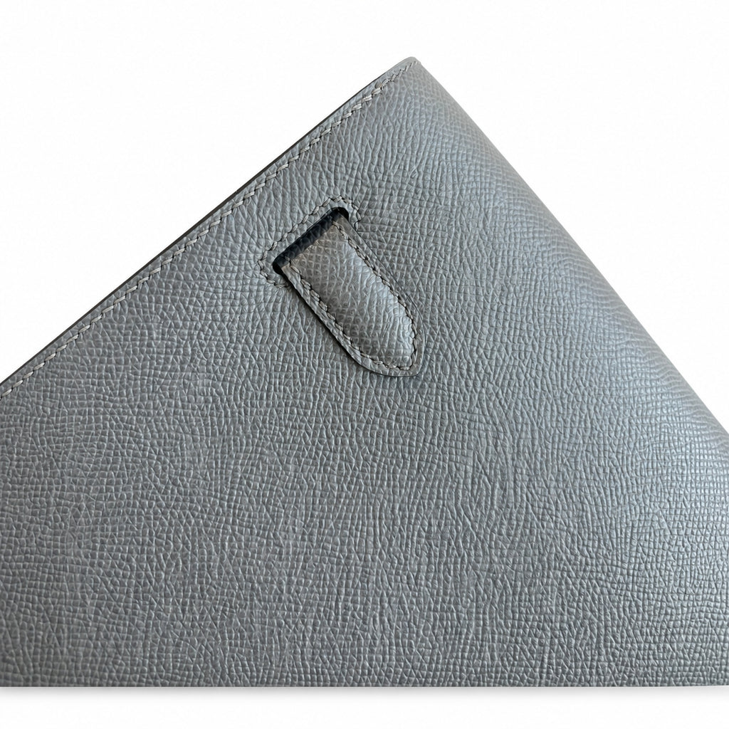 Kelly Depeches 25cm Epsom Leather with Shoulder Strap — Slim Hand-Carry Design