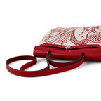 Canvas-and-Leather Shoulder Bag: Herbag 31cm Saddle-Inspired Canvas Body with Leather Handle and Shoulder Strap