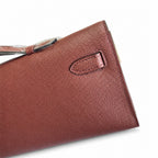 Kelly Cut 31 Clutch Epsom Leather Burgundy — Streamlined Evening Bag