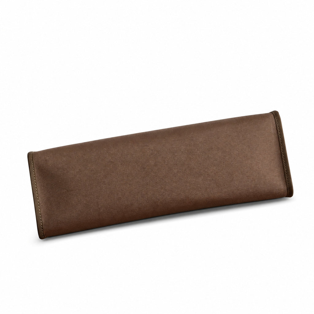 Streamlined Saddle-Inspired Handbag: Herbag 31cm Saddle-Inspired Canvas Body with Leather Handle and Shoulder Strap