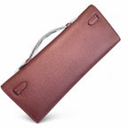 Kelly Cut 31 Clutch Epsom Leather Burgundy — Streamlined Evening Bag