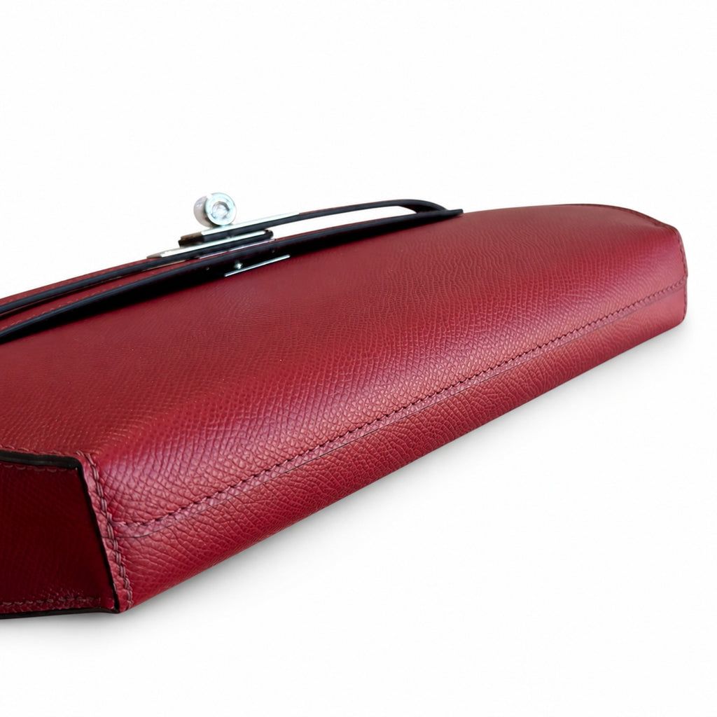 Kelly Depeches 25cm Epsom Leather with Shoulder Strap — Sophisticated Compact Carry