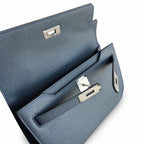 Kelly Depeches 25cm Epsom Leather with Shoulder Strap — Distinctive Clutch Silhouette
