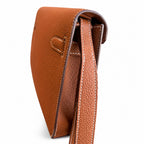 Kelly Depeches 25cm Togo Leather with Shoulder Strap — Versatile Hand-Carry Clutch