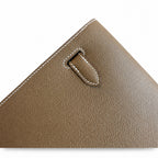 Streamlined Clutch Bag: Kelly Depeches 25cm Epsom Leather with Shoulder Strap