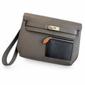 Refined Shoulder-Strap Clutch: Kelly Depeches 25cm Evercolor Leather with Shoulder Strap