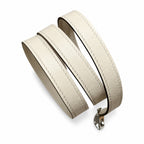 Kelly Graffiti 25cm in Nata Epsom Leather with Silver Buckle Handmade — Distinctive Hand-Carry Bag