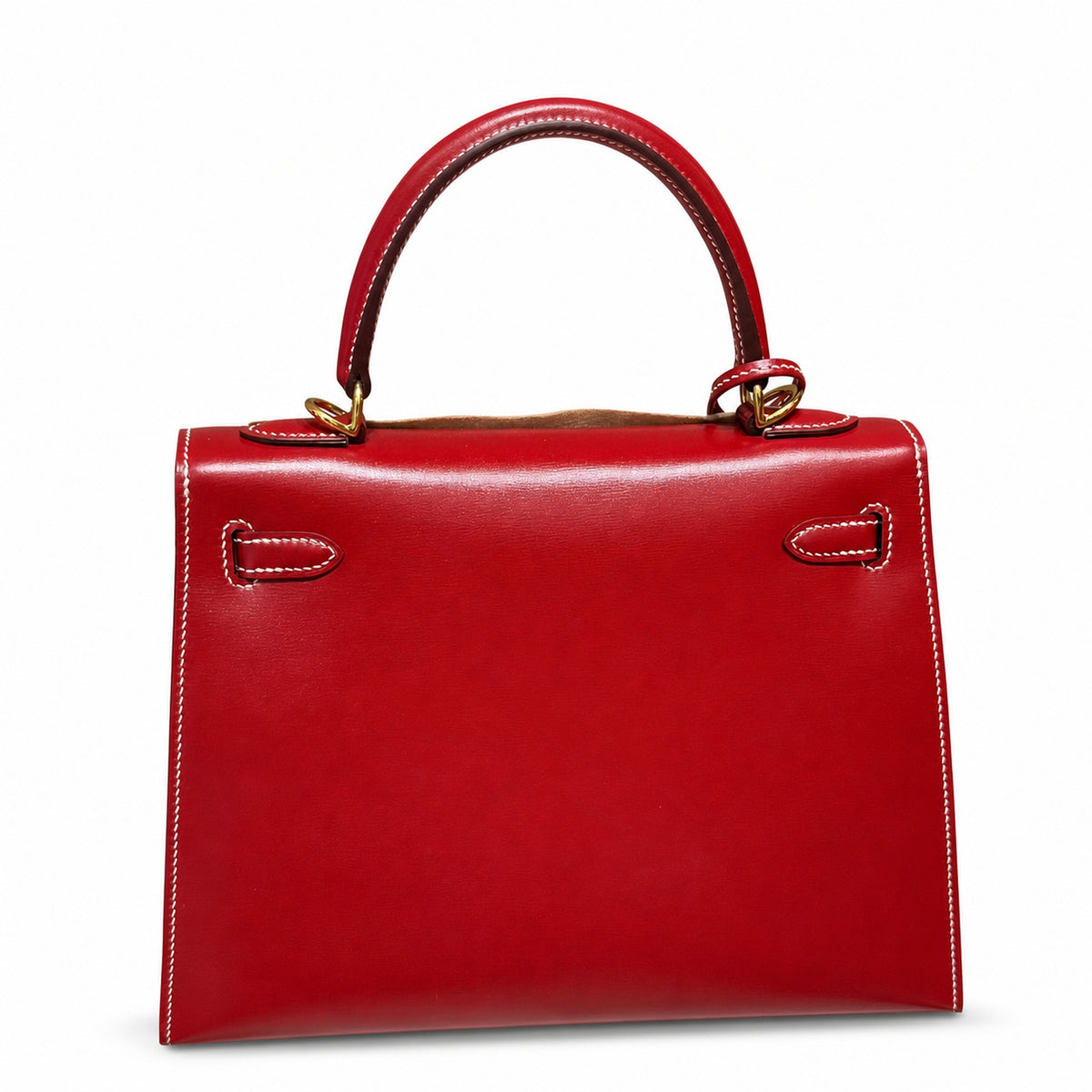 Kelly 7cm with Gold Buckle Handmade — Distinctive Hand-Carry Bag
