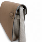 Slim Hand-Carry Design: Kelly Depeches 25cm Epsom Leather with Shoulder Strap