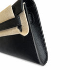 Sophisticated Evening Clutch: Kelly Cut 31 handbag Epsom Leather Black