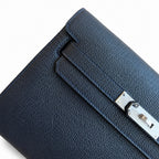 Convertible Clutch: Kelly Depeches 25cm Togo Leather with Shoulder Strap