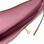 Kelly cut 31 handbag Epsom mallow purple Gold Buckle — Sophisticated Evening Clutch