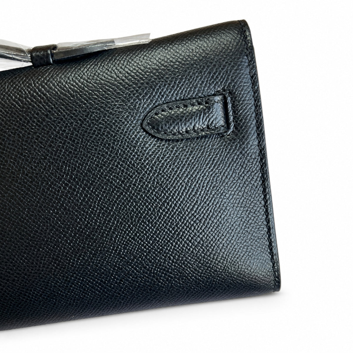 Kelly Cut 31 handbag Epsom Leather Black — Sophisticated Evening Clutch