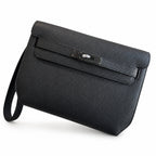 Kelly Depeches 25cm Togo Leather with Shoulder Strap — Refined Shoulder-Strap Clutch