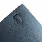Kelly Depeches 25cm Epsom Leather with Shoulder Strap — Distinctive Clutch Silhouette