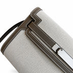 Kelly Depeches 25cm Swift Leather with Shoulder Strap — Sophisticated Compact Carry
