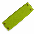 handmade Mini Kelly II 19cm imported Epsom Leather candy green Gold and Silver Buckle — Sophisticated Small-Scale Bag