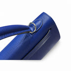 Kelly 25cm Epsom Leather 7T BlueElectric electric blue top handcraft — Elegant Structured Carry Style