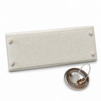 Kelly 28cm in Milkshake White Epsom Leather with Rose Gold Buckle Handmade — Elegant Structured Carry Style