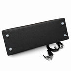Kelly 32cm in Black Epsom Leather with Silver Buckle Handmade — Timeless Top-Handle Design