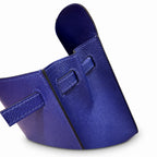 Kelly 25cm Epsom Leather 7T BlueElectric electric blue top handcraft — Elegant Structured Carry Style