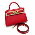 Mini Kelly II 5.5cm Epsom Leather with Gold Buckle — Sophisticated Small-Scale Bag