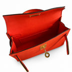 handmade Mini Kelly II 19cm imported Epsom Leather Texas Pink Gold Buckle — Versatile Mini Carry Design