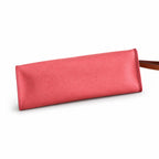 Herbag 31cm Saddle-Inspired Canvas Body with Leather Handle and Shoulder Strap — Refined Leather-Trimmed Shoulder Bag